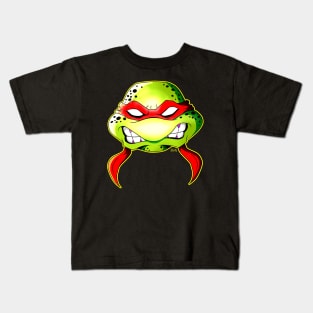 Angry Red Ninja Turtle Raph Kids T-Shirt